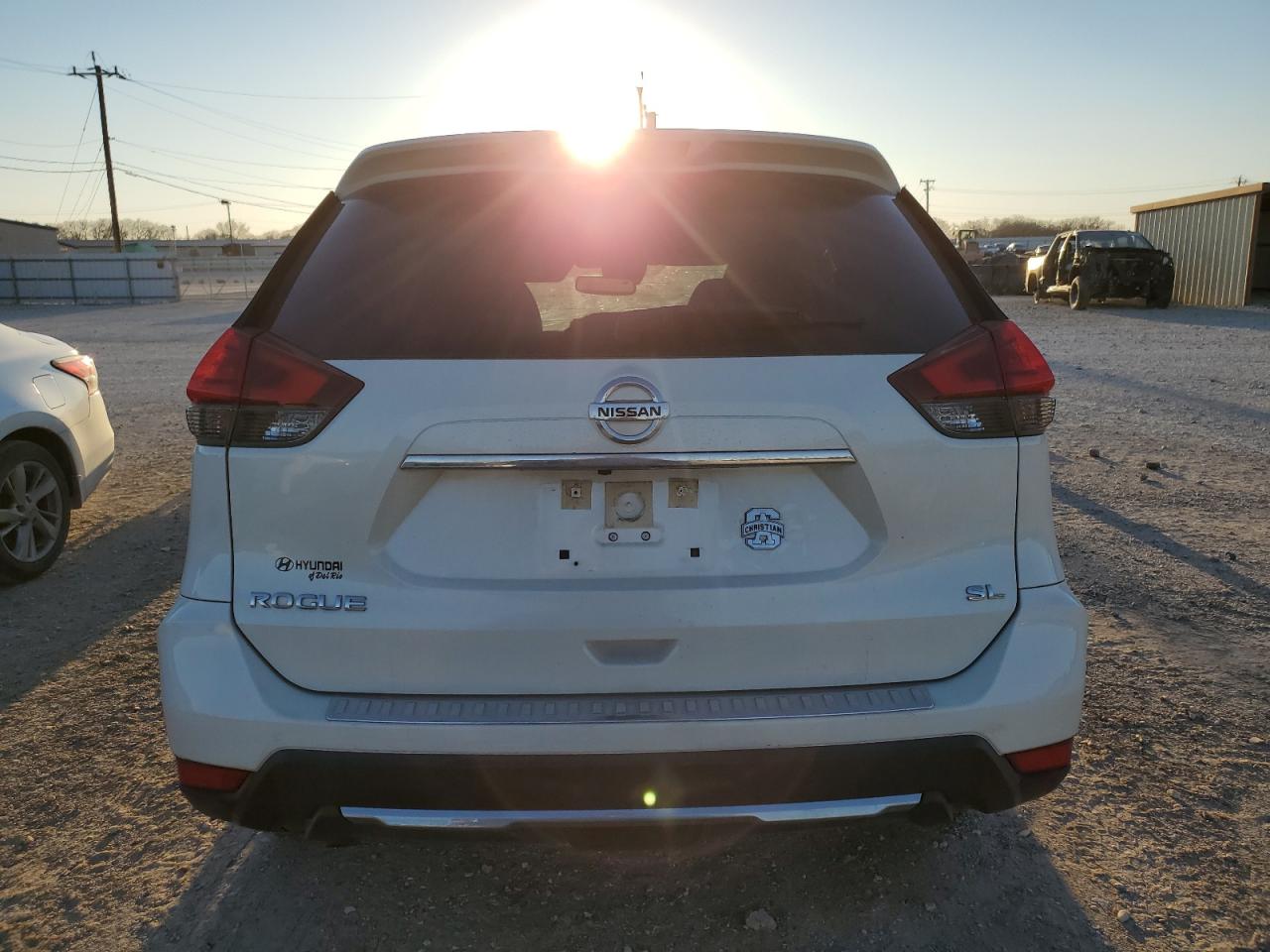 2017 Nissan Rogue VIN JN8AT2MT9HW402933 Copart auction photo, front end / side damage thumbnail 6