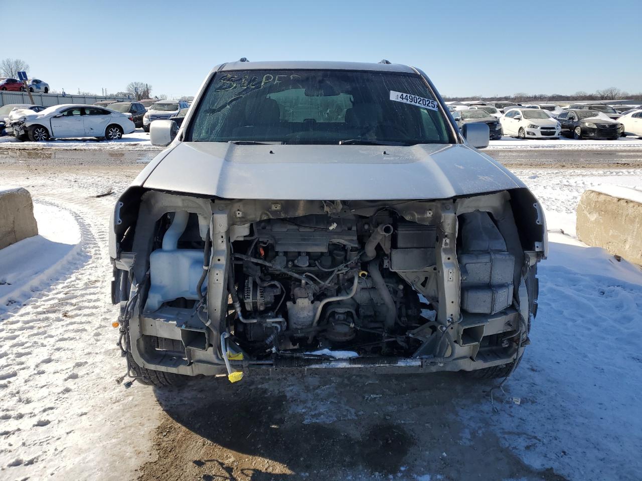 2011 Honda Pilot VIN 5FNYF3H46BB003564 Copart auction photo, front end damage thumbnail 5