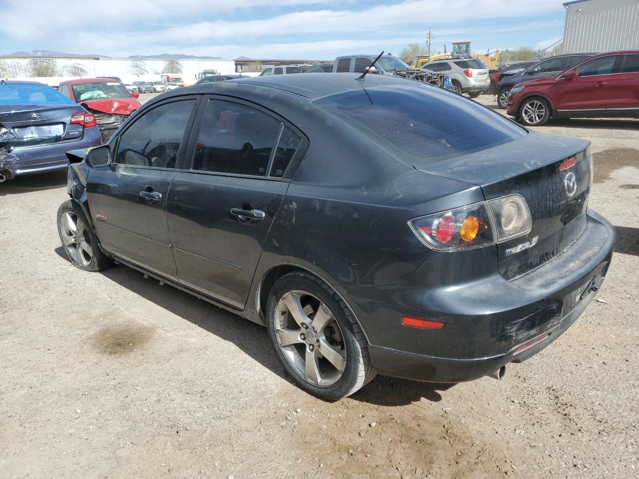 2005 Mazda 3 VIN JM1BK123851320975 Copart auction photo, front end / undercarriage damage thumbnail 2