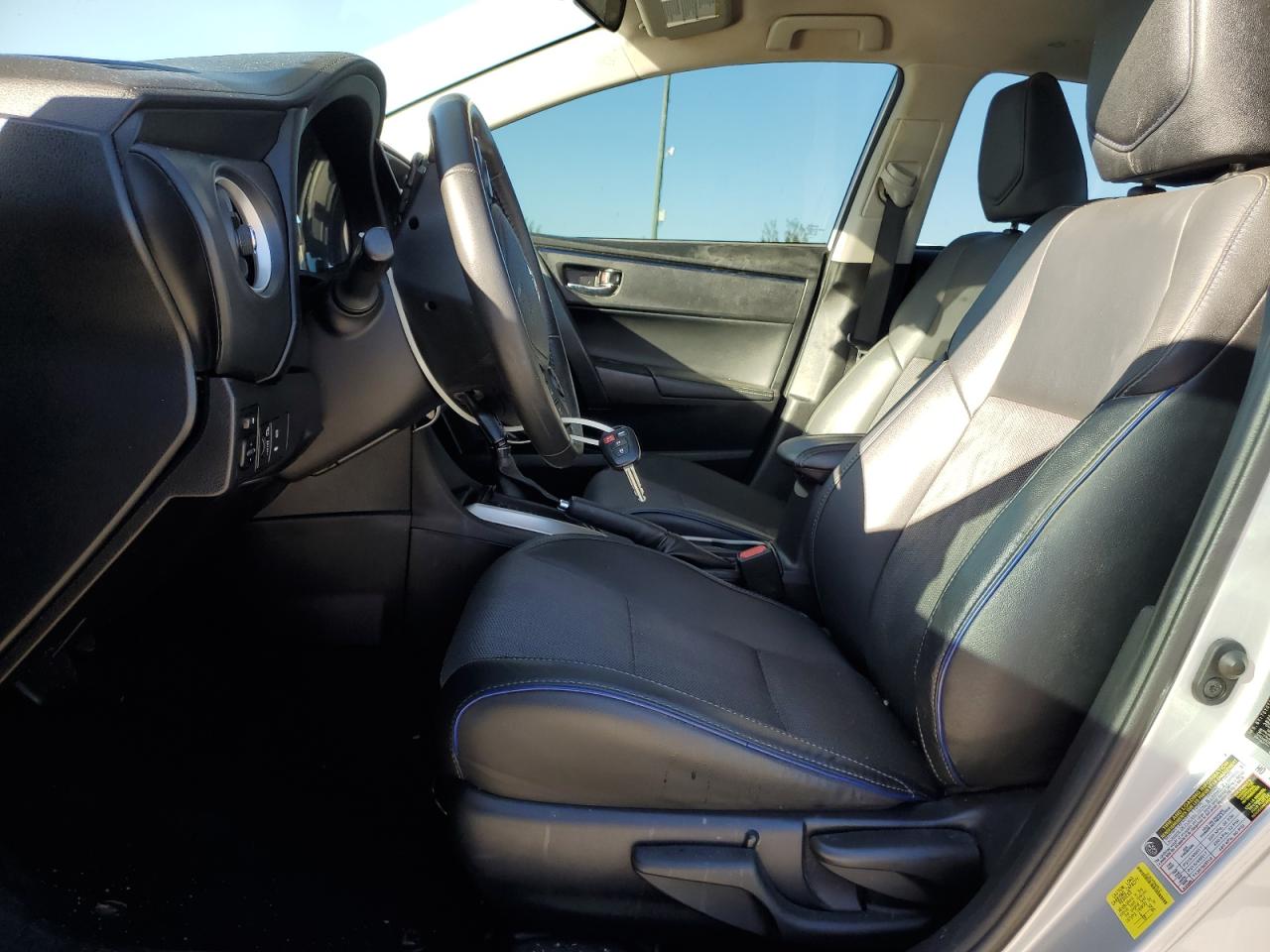 2017 Toyota Corolla VIN 2T1BURHEXHC887187 Copart auction photo, all over damage thumbnail 7
