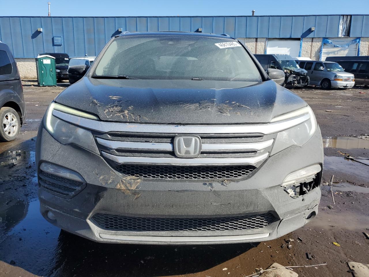 2016 Honda Pilot VIN 5FNYF6H93GB049678 Copart auction photo, rear end / front end damage thumbnail 5