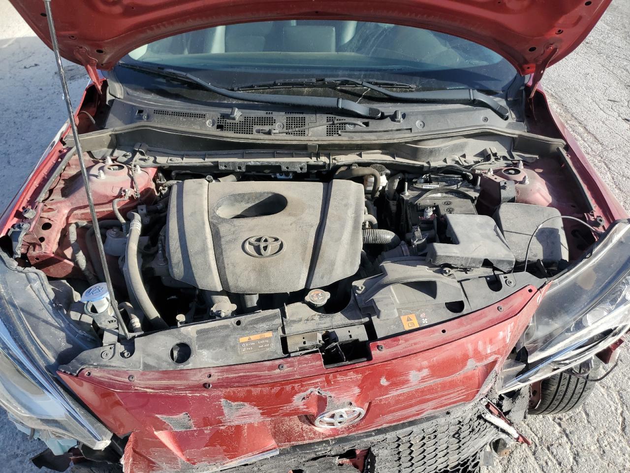 2019 Toyota Yaris VIN 3MYDLBYV3KY504475 Copart auction photo, front end / side damage thumbnail 11