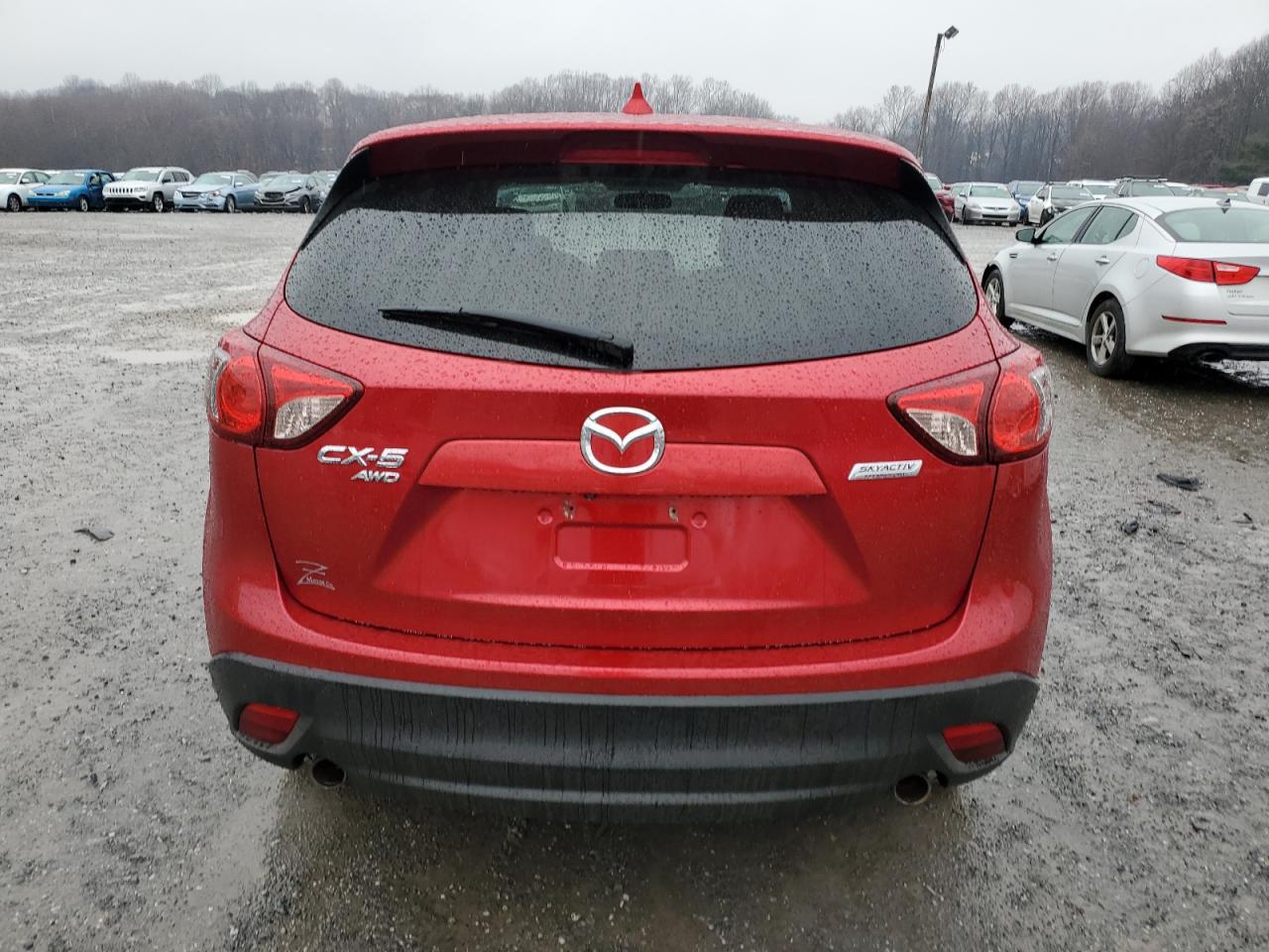 2016 Mazda CX-5 VIN JM3KE4CY4G0743569 Copart auction photo, front end / side damage thumbnail 6