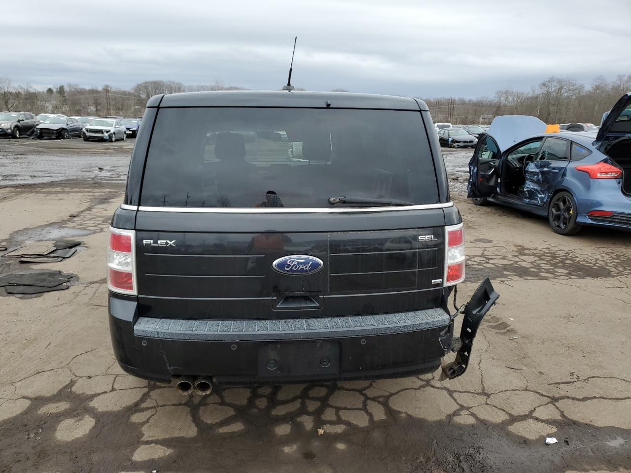 2010 Ford Flex VIN 2FMHK6CC3ABA81707 Copart auction photo, rear end damage thumbnail 6