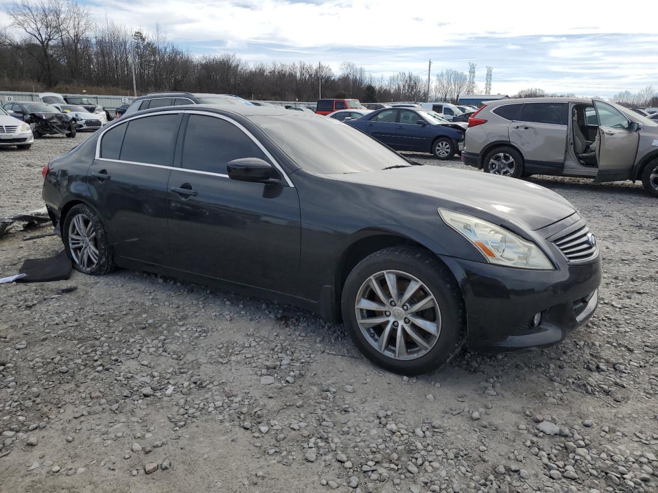 2013 Infiniti G VIN JN1CV6AR4DM756866 Copart auction photo, rear end damage thumbnail 4