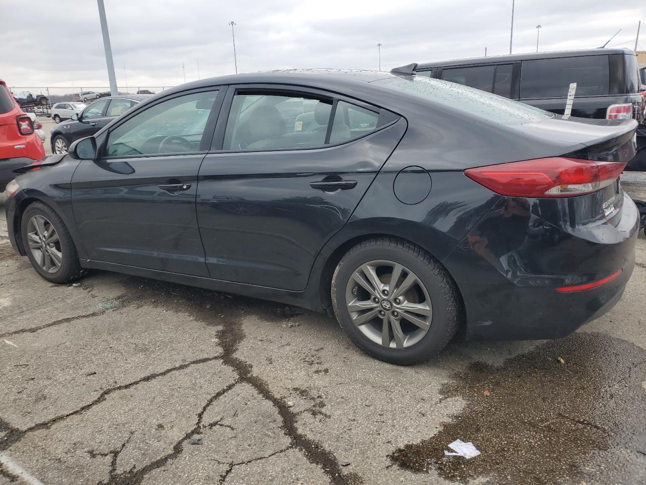 2017 Hyundai Elantra VIN 5NPD84LF4HH031395 Copart auction photo, burn - engine / front end damage thumbnail 2