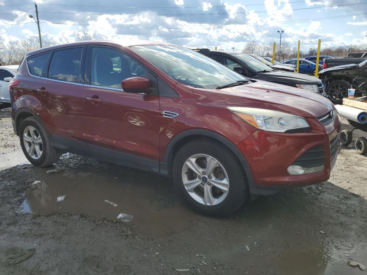 2016 Ford Escape VIN 1FMCU9GX3GUC08543 Copart auction photo, side damage thumbnail 4