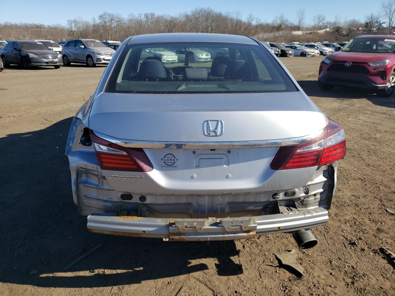 2017 Honda Accord VIN 1HGCR2F39HA245564 Copart auction photo, front end / rear end damage thumbnail 6