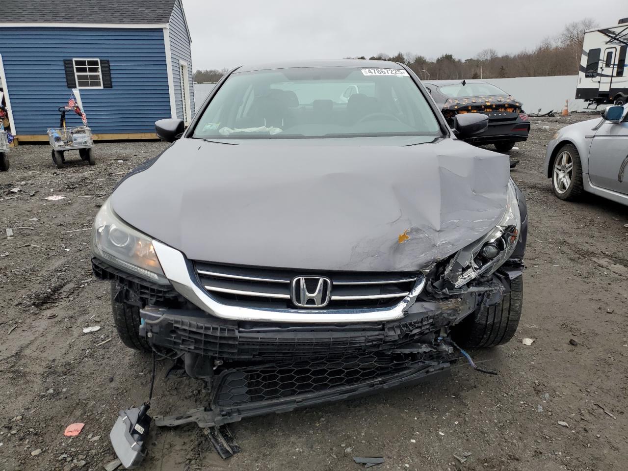 2014 Honda Accord VIN 1HGCR2F59EA257145 Copart auction photo, front end / minor dent/scratches damage thumbnail 5