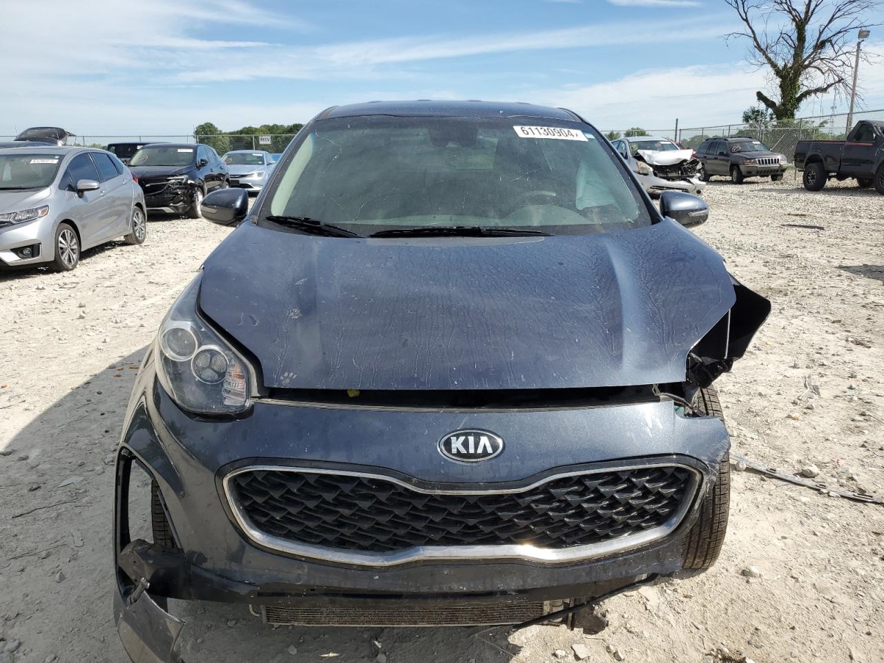 2020 KIA Sportage VIN KNDPM3AC8L7739478 Copart auction photo, front end / side damage thumbnail 5