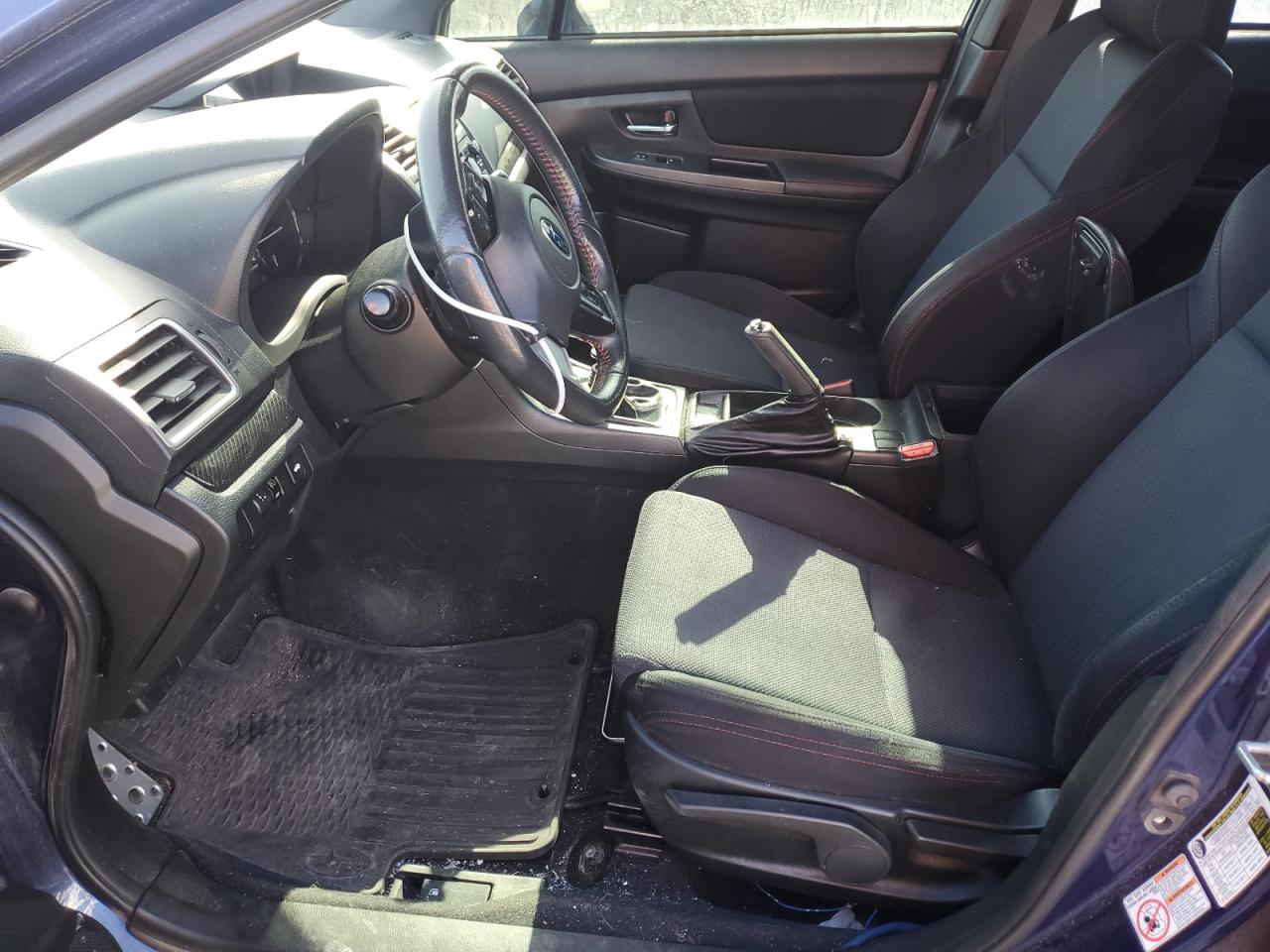 2016 Subaru WRX VIN JF1VA1B68G9804665 Copart auction photo, front end damage thumbnail 7