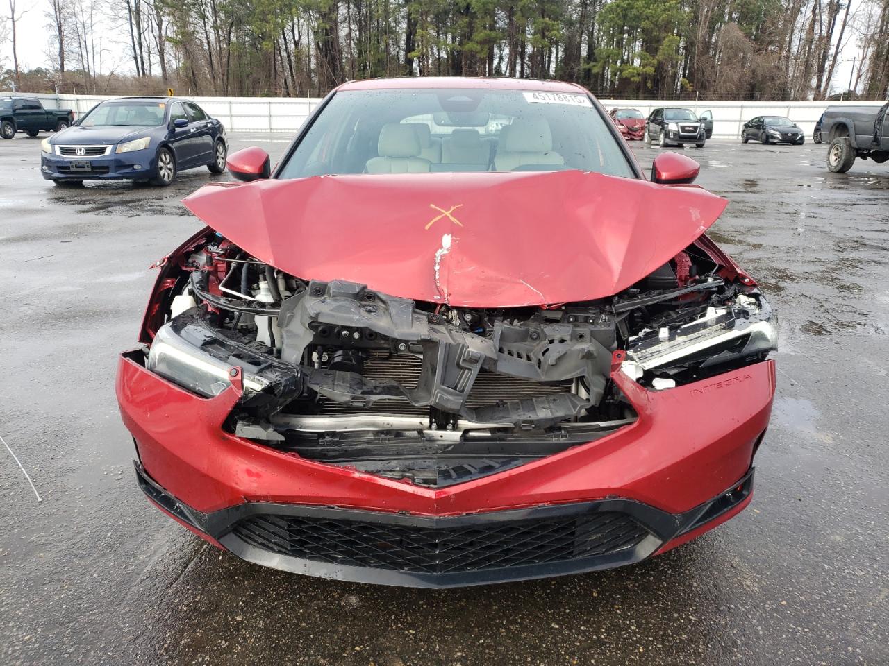 2024 Acura Integra VIN 19UDE4H3XRA007880 Copart auction photo, front end / side damage thumbnail 5
