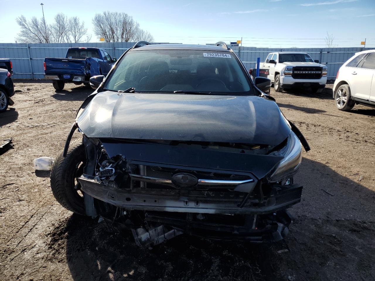 2019 Subaru XV VIN JF2GTANC7KH309890 Copart auction photo, front end / rear end damage thumbnail 5
