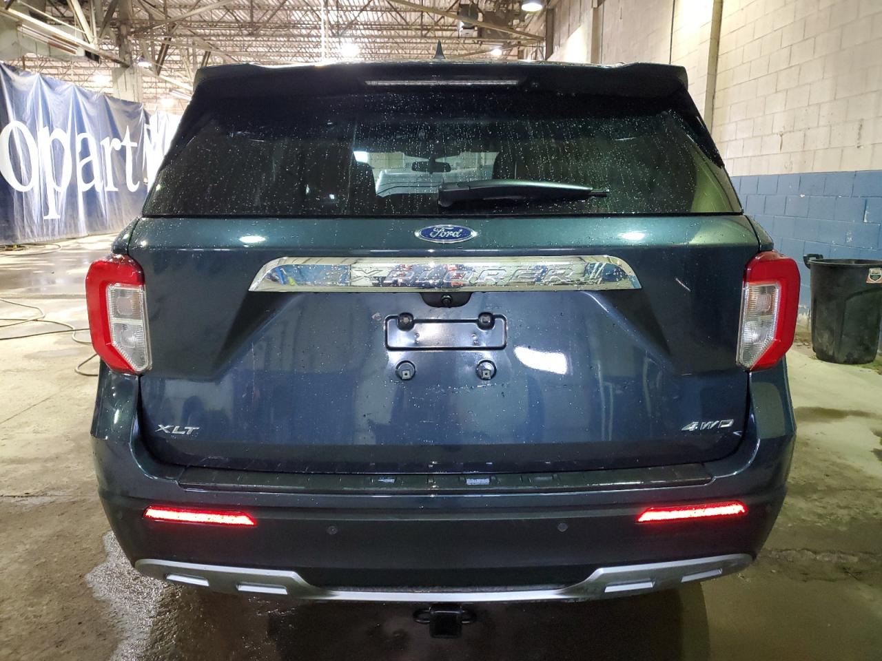 2022 Ford Explorer VIN 1FMSK8DH4NGC51034 Copart auction photo, mechanical / missing/altered vin damage thumbnail 6