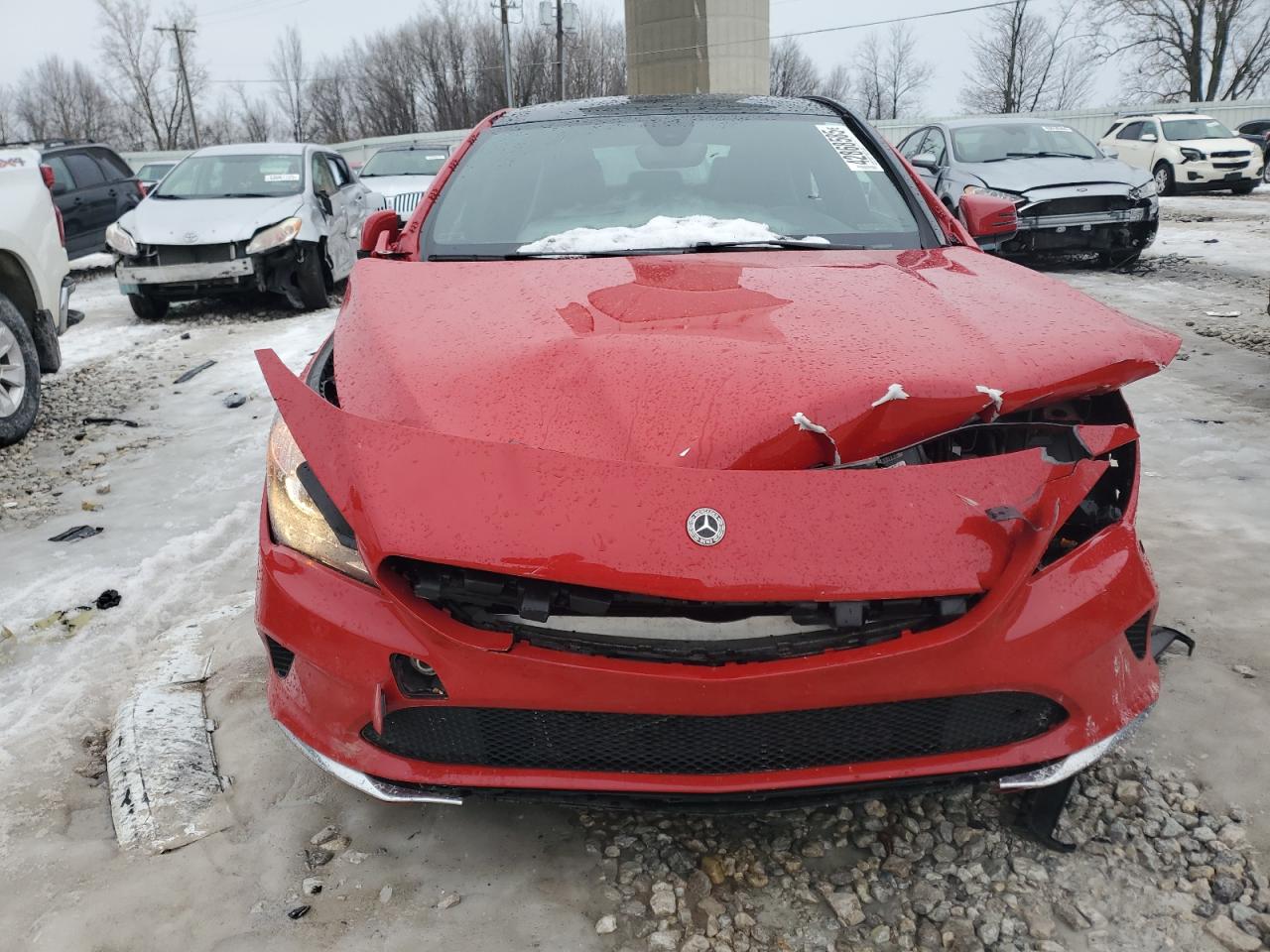 2018 Mercedes-Benz CLA-klasse VIN WDDSJ4GB6JN575797 Copart auction photo, front end damage thumbnail 5