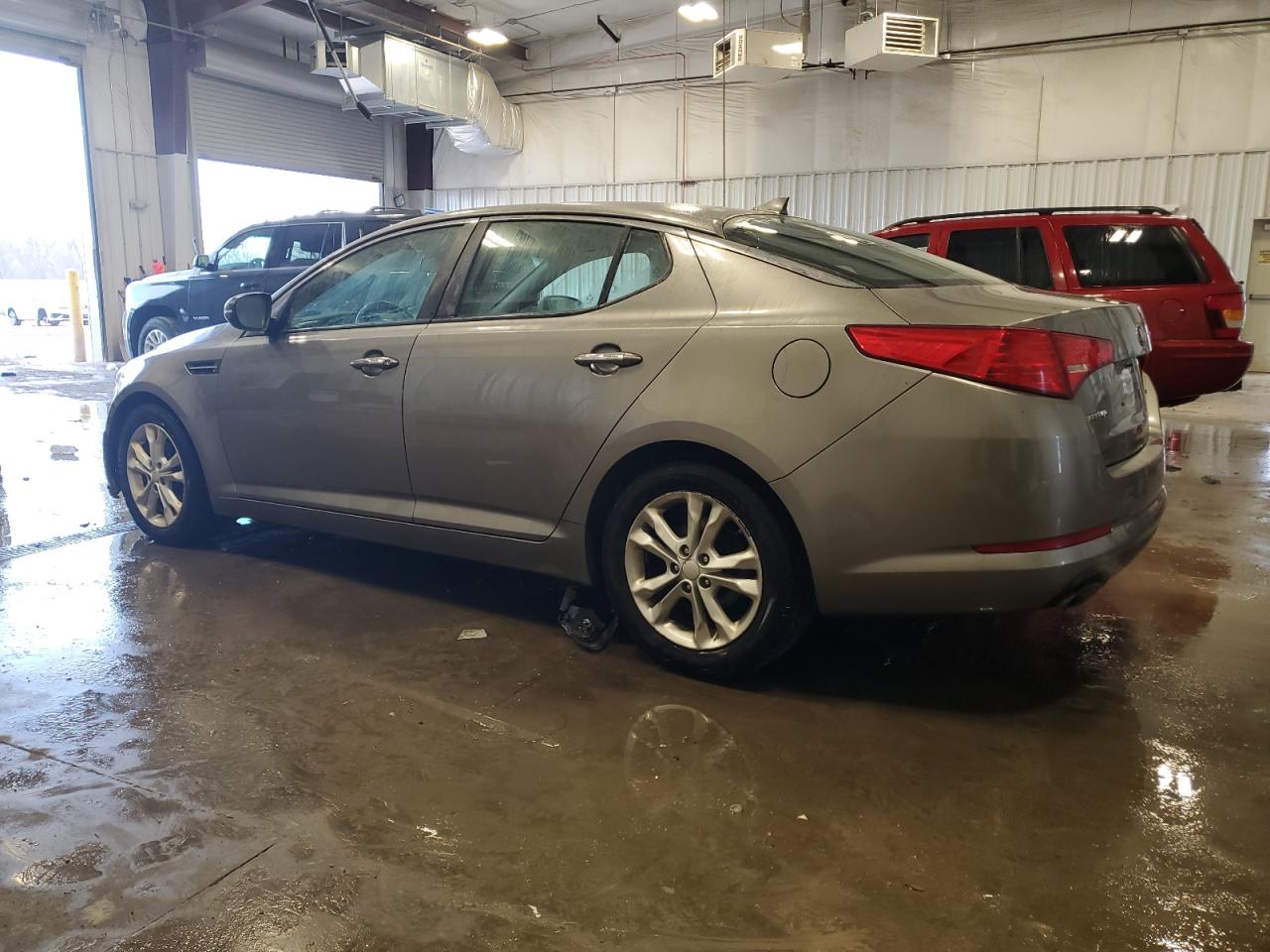2013 KIA Optima VIN 5XXGM4A75DG180781 Copart auction photo, front end / side damage thumbnail 2
