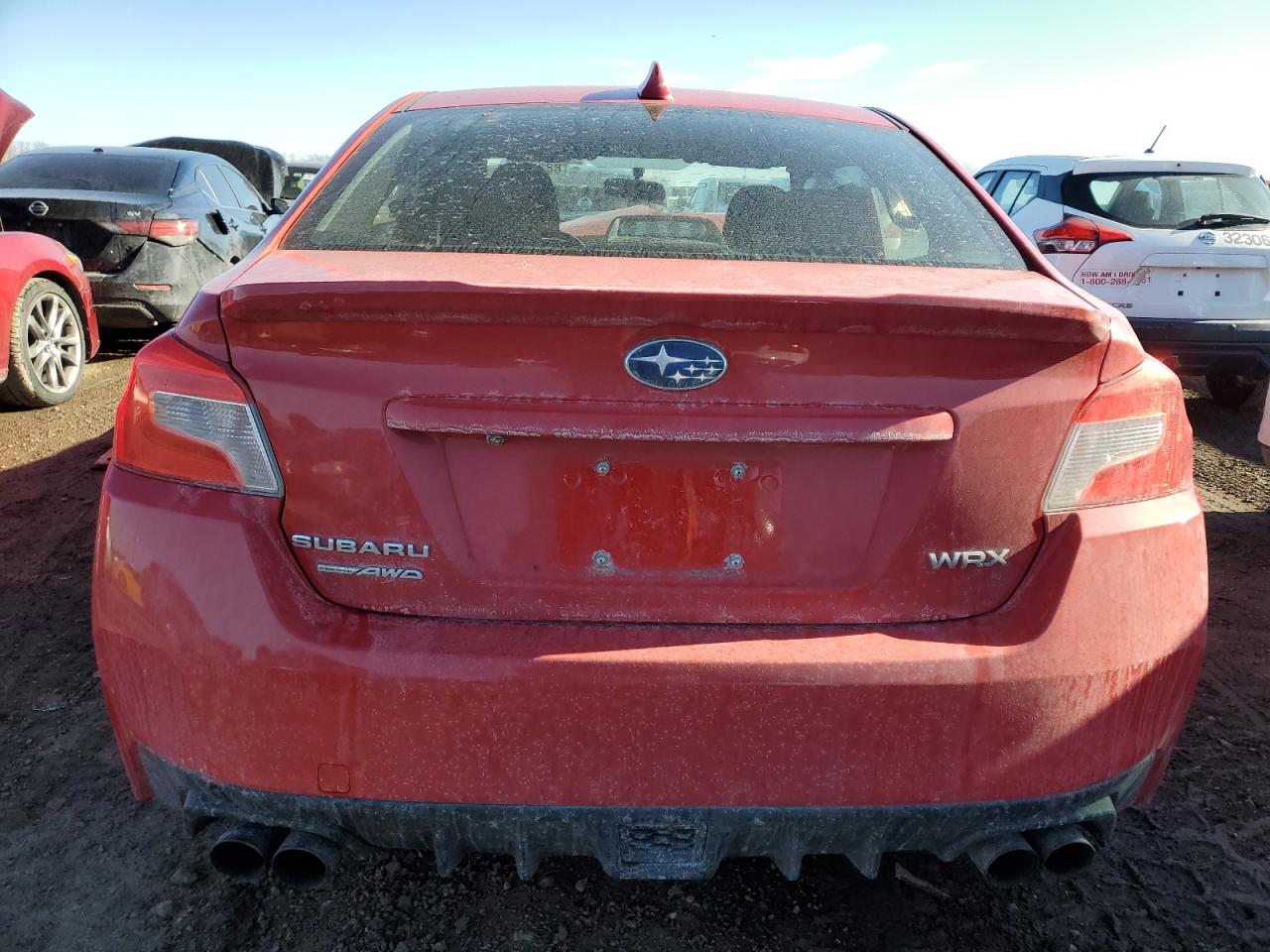 2019 Subaru WRX VIN JF1VA1A65K9809011 Copart auction photo, front end damage thumbnail 6