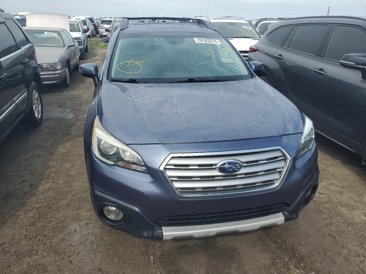 2017 Subaru Outback VIN 4S4BSANC3H3266047 Copart auction photo, side damage thumbnail 5