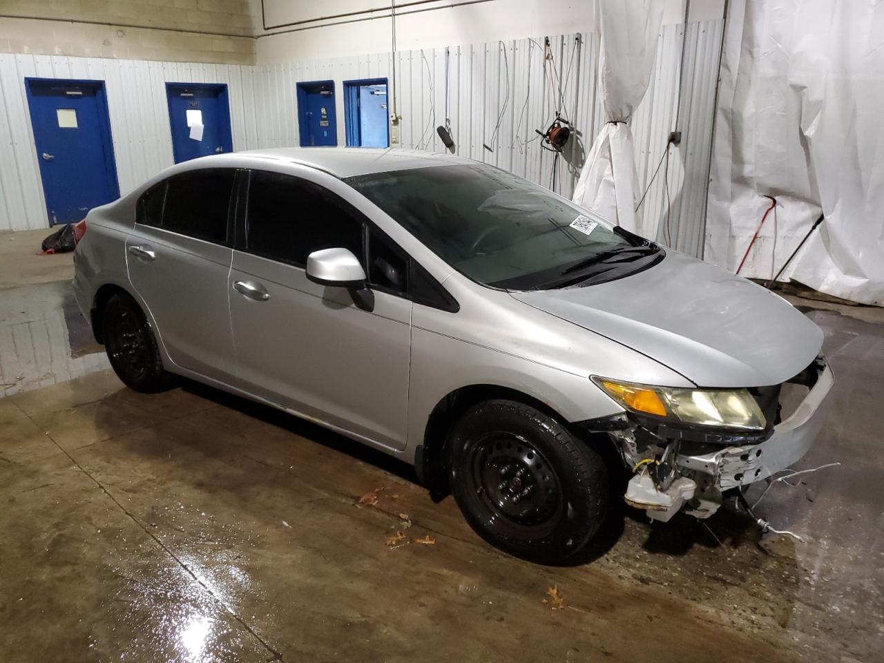 2012 Honda Civic VIN 19XFB2F52CE042667 Copart auction photo, front end / vandalism damage thumbnail 4