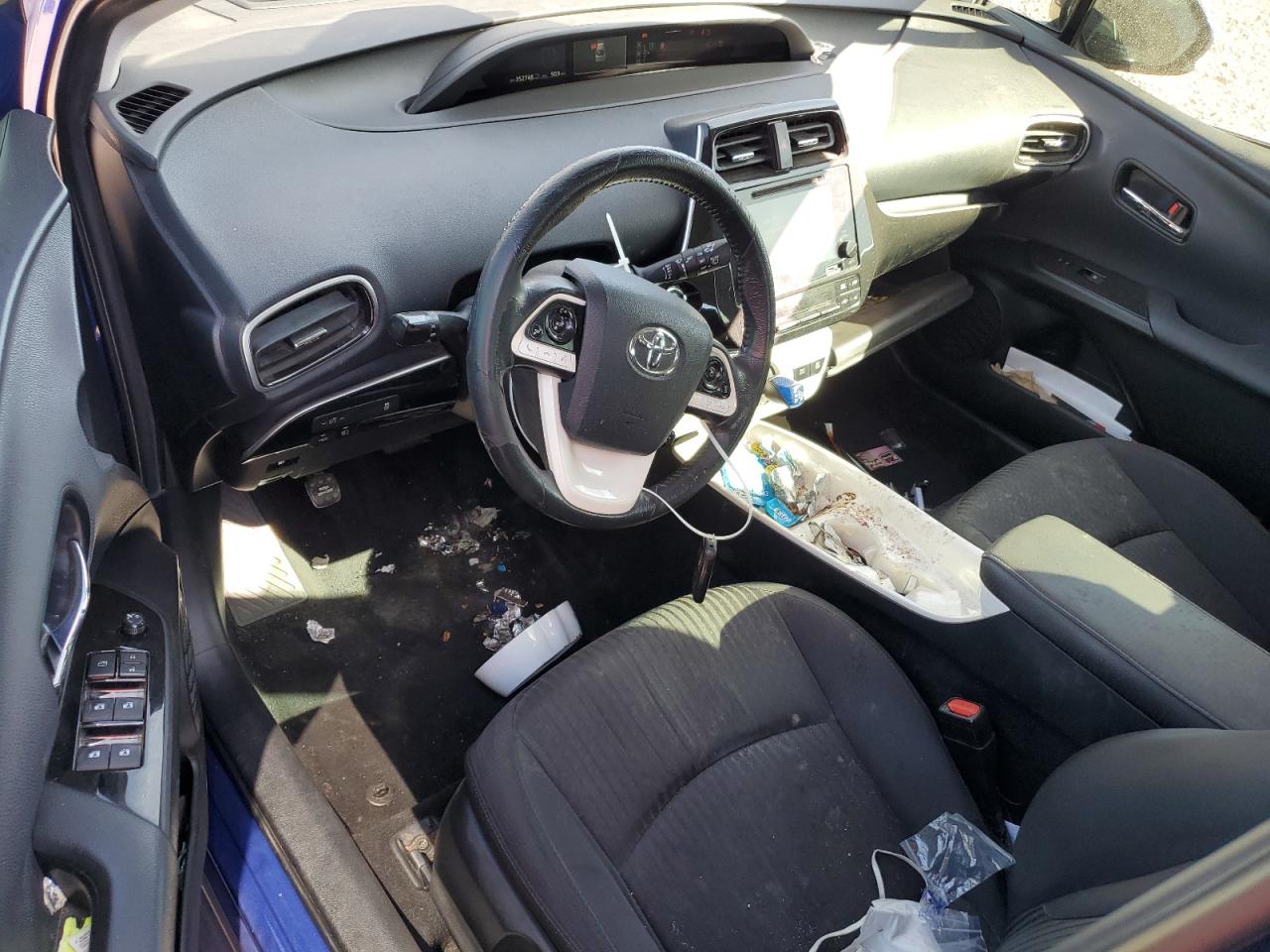 2016 Toyota Prius VIN JTDKARFU9G3511574 Copart auction photo, front end / side damage thumbnail 8