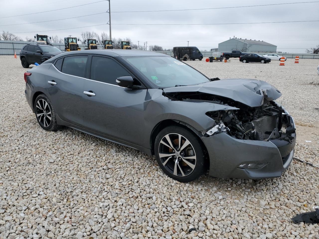 2018 Nissan Maxima VIN 1N4AA6AP9JC380171 Copart auction photo, front end damage thumbnail 4