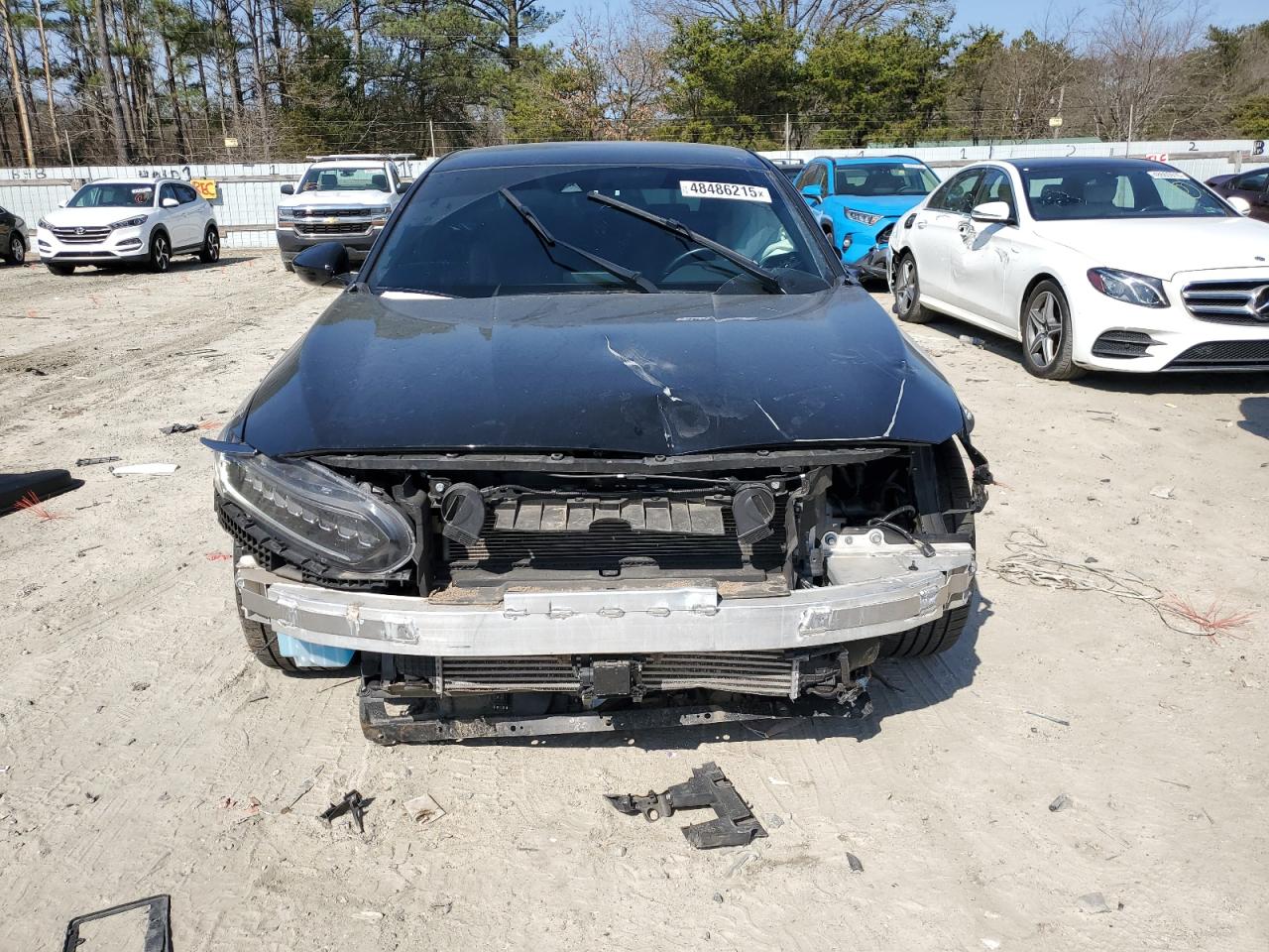 2022 Honda Accord VIN 1HGCV1F35NA025386 Copart auction photo, mechanical / side damage thumbnail 5