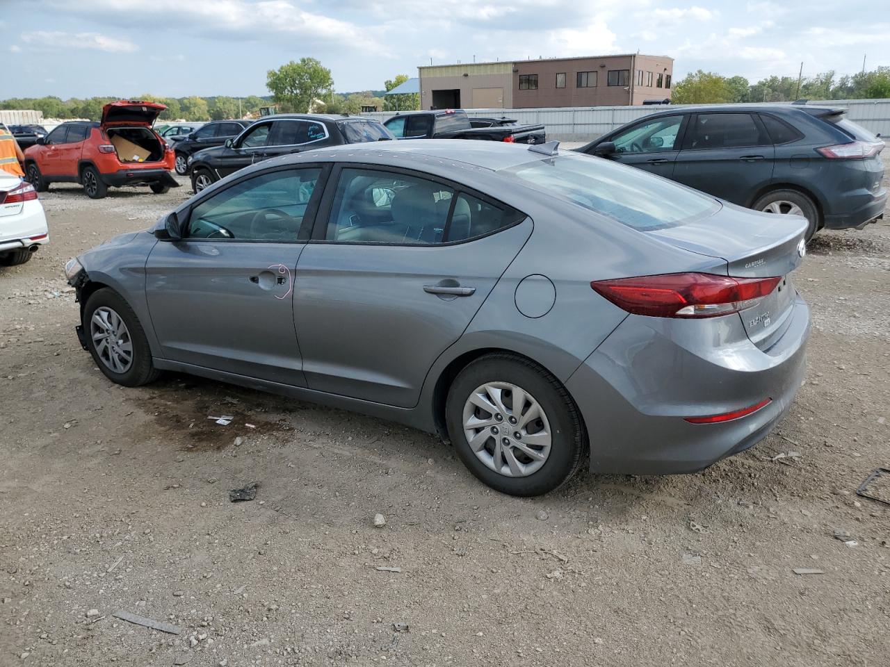 2017 Hyundai Elantra VIN KMHD74LF4HU368184 Copart auction photo, all over damage thumbnail 2