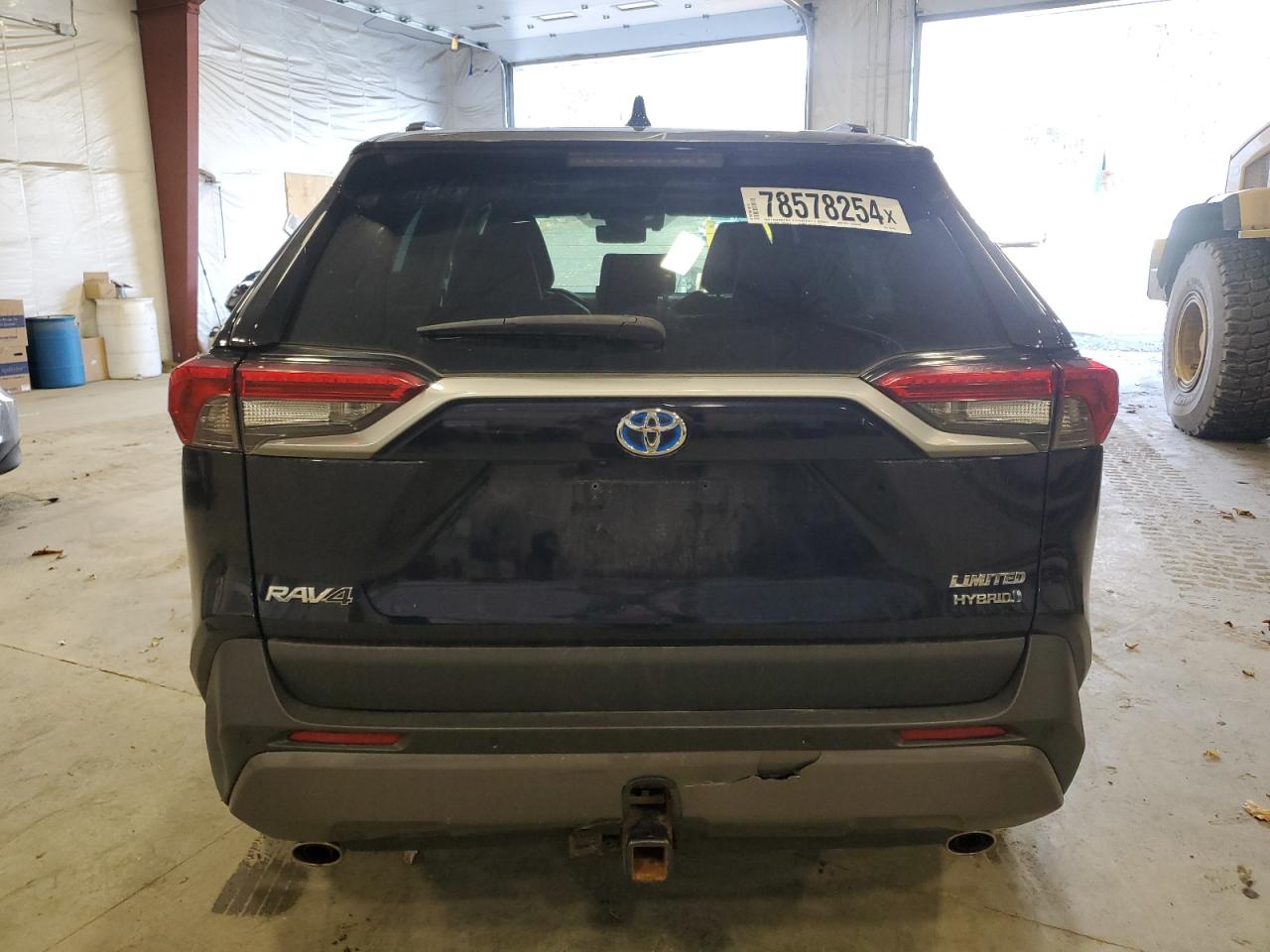 2019 Toyota RAV 4 VIN 2T3DWRFV1KW043123 Copart auction photo, top/roof / side damage thumbnail 6