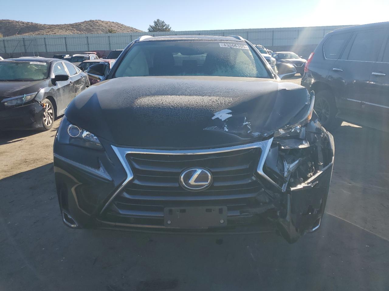 2017 Lexus NX VIN JTJBJRBZ0H2050903 Copart auction photo, front end / side damage thumbnail 5