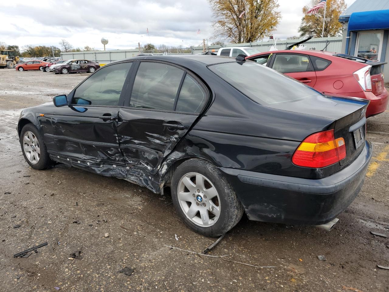 2004 BMW 3er VIN WBAEU33464PF61598 Copart auction photo, all over damage thumbnail 2