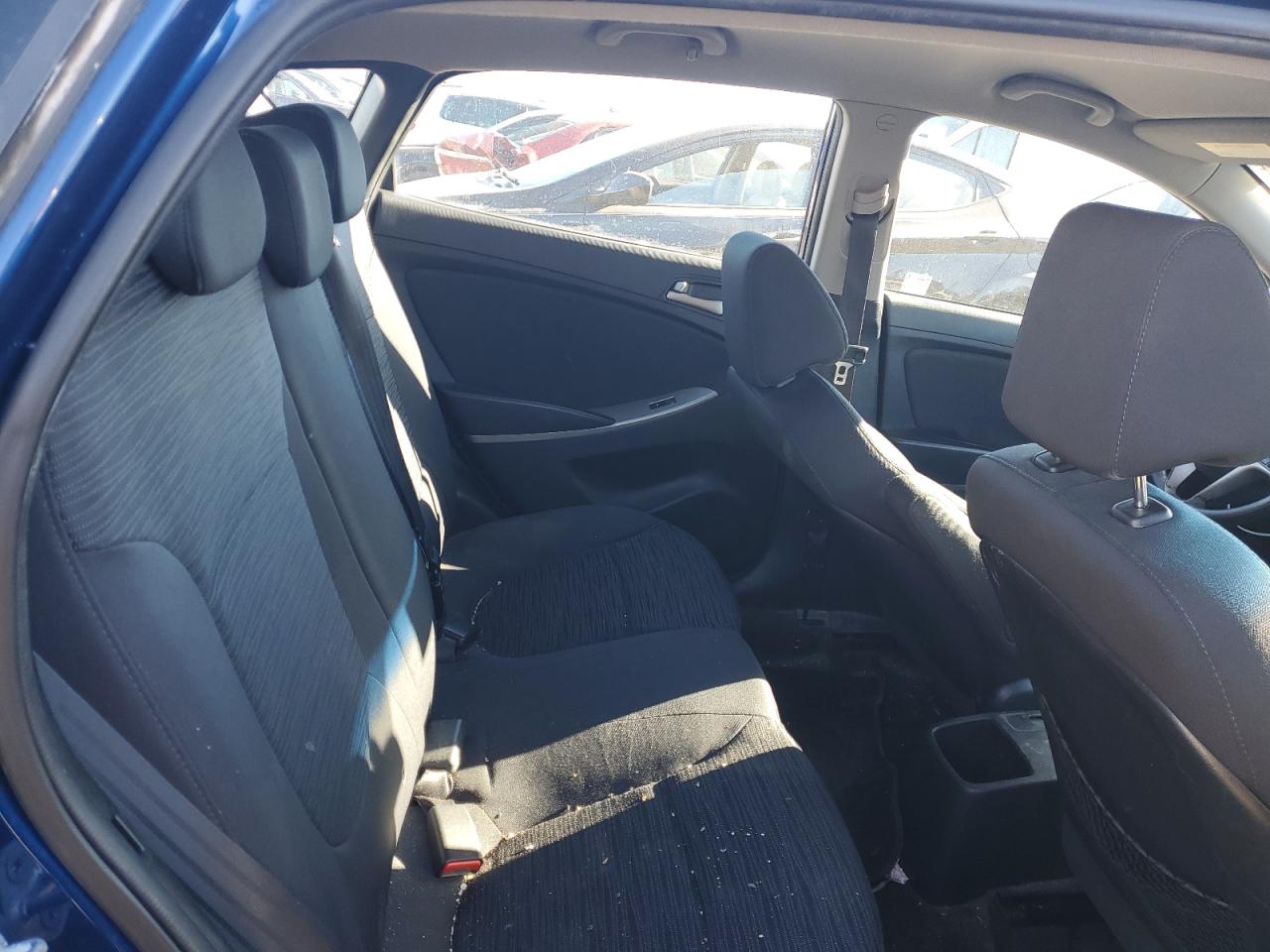 2015 Hyundai Accent VIN KMHCT5AE4FU199076 Copart auction photo, rear end damage thumbnail 10