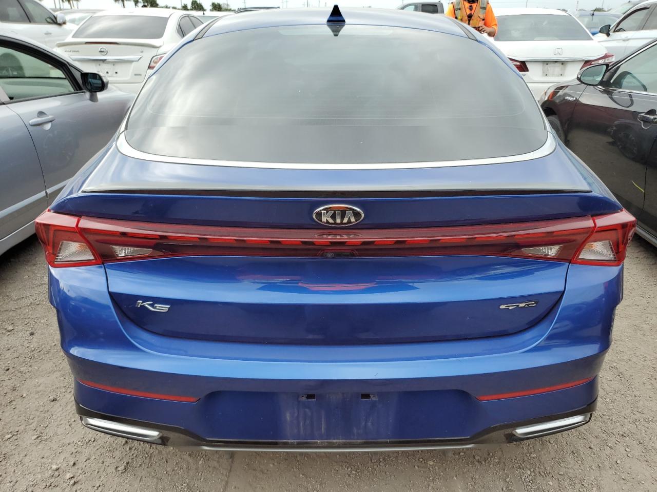 2021 KIA K5 VIN 5XXG64J2XMG042202 Copart auction photo, front end damage thumbnail 6