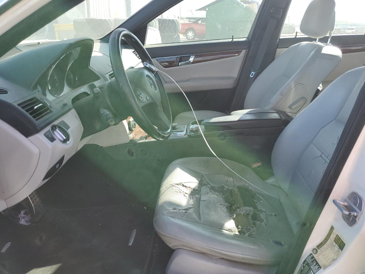 2011 Mercedes-Benz C-klasse VIN WDDGF5EB6BA420854 Copart auction photo, front end damage thumbnail 7