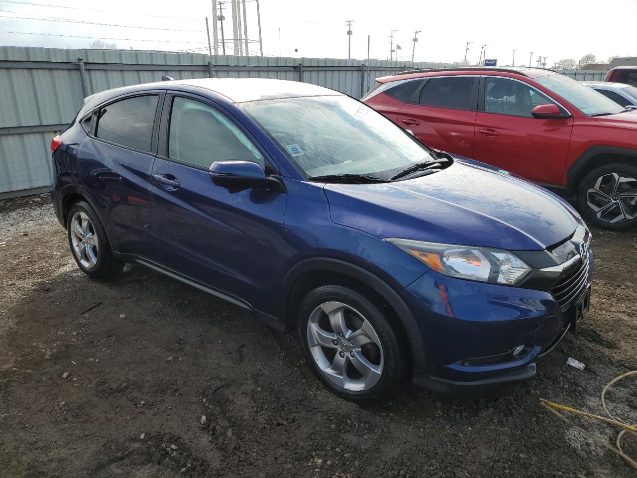 2016 Honda HR-V VIN 3CZRU5H58GM744956 Copart auction photo, rear end damage thumbnail 4