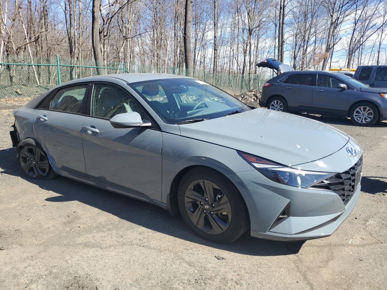 2022 Hyundai Elantra VIN KMHLM4AG5NU285682 Copart auction photo, rear end / undercarriage damage thumbnail 4