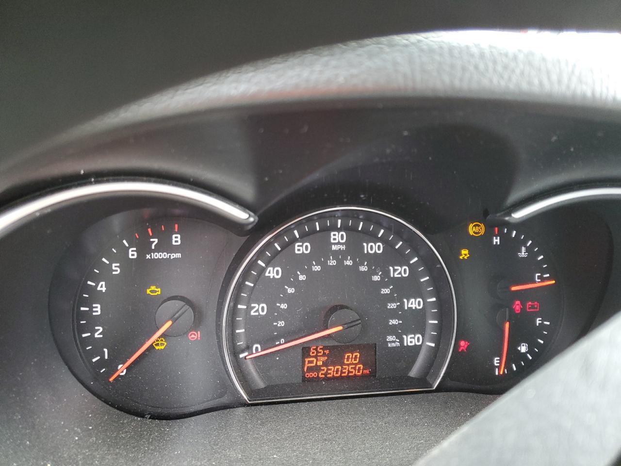 2014 KIA Sorento VIN 5XYKT3A61EG487733 Copart auction photo, front end / side damage thumbnail 9