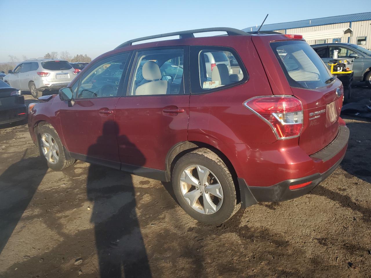 2015 Subaru Forester VIN JF2SJABC9FH582095 Copart auction photo, front end damage thumbnail 2