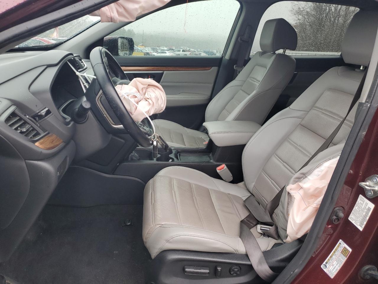 2018 Honda CR-V VIN 7FARW1H83JE055703 Copart auction photo, front end / undercarriage damage thumbnail 7