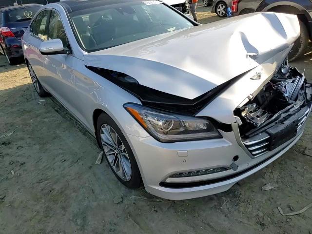 2017 Genesis G80 VIN KMHGN4JE4HU191844 Copart auction photo, front end / mechanical damage thumbnail 11