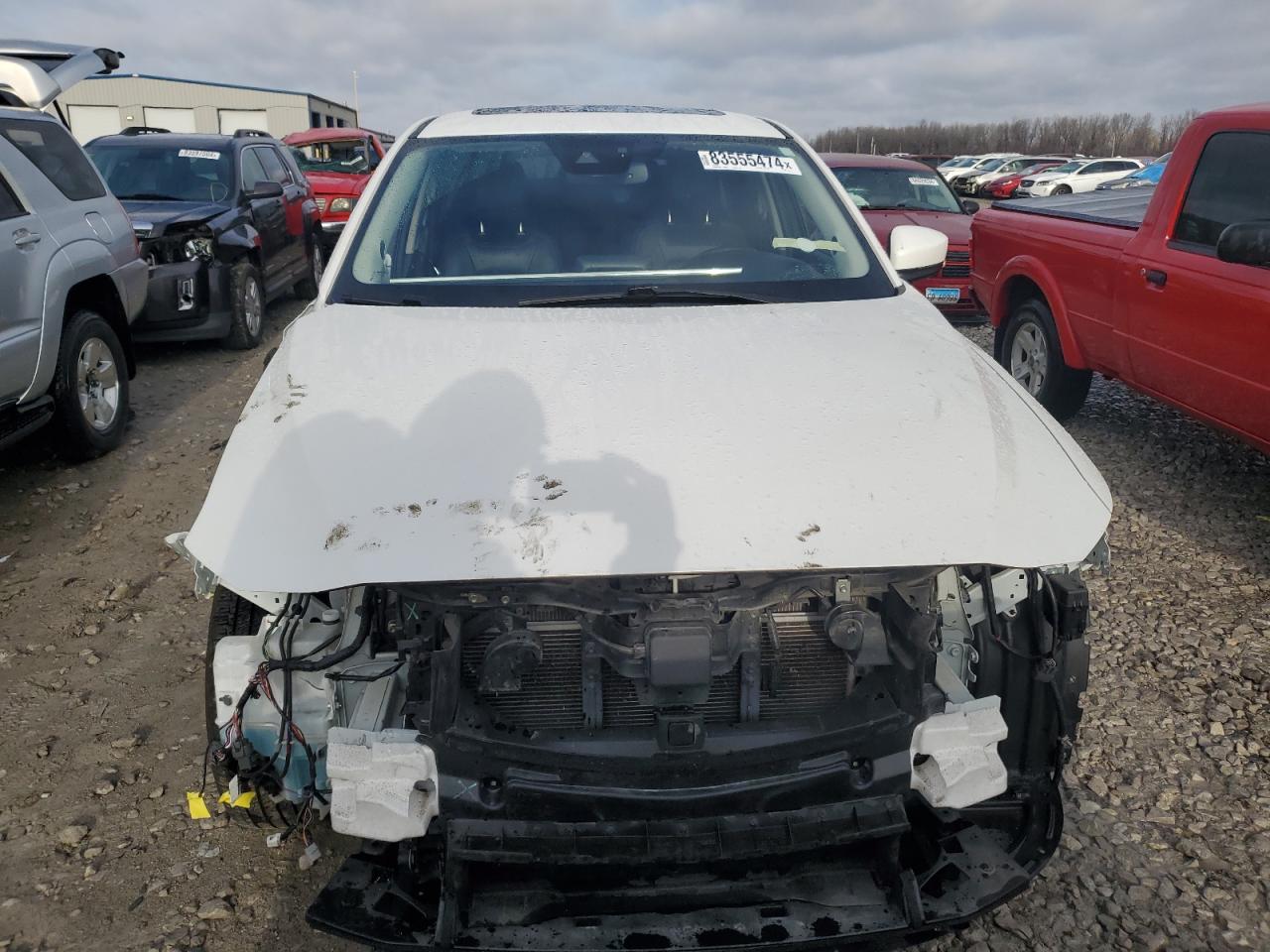 2020 Mazda CX-5 VIN JM3KFADM1L0733325 Copart auction photo, front end / side damage thumbnail 5