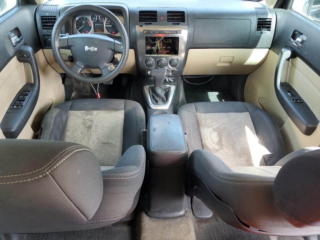 2006 Hummer H3 VIN 5GTDN136968171390 Copart auction photo, stripped damage thumbnail 8