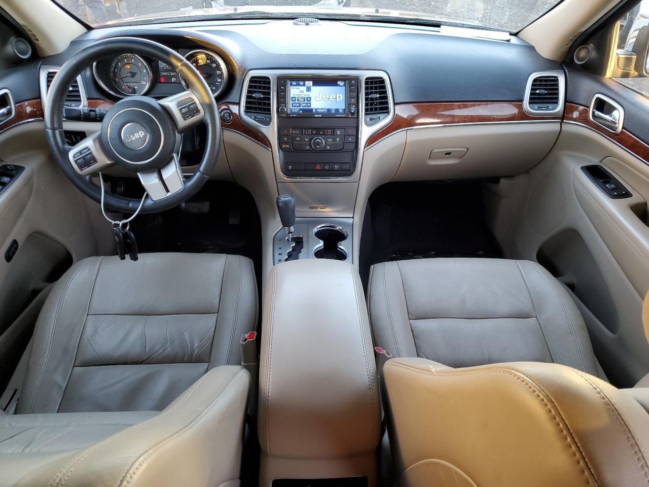 2012 Jeep Grand Cherokee VIN 1C4RJFBG1CC296845 Copart auction photo, front end damage thumbnail 8