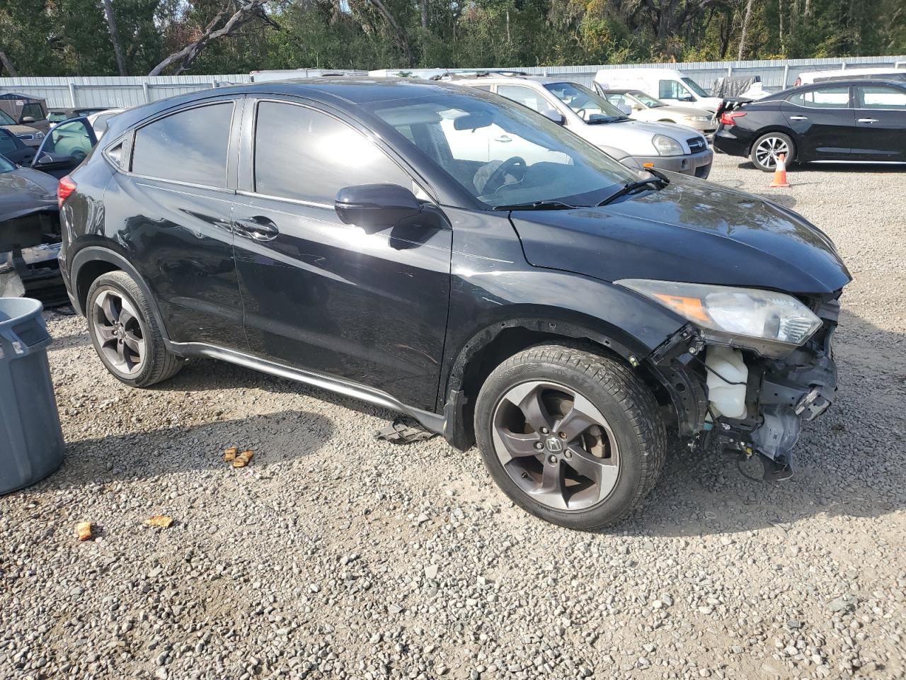 2018 Honda HR-V VIN 3CZRU5H51JG702120 Copart auction photo, front end damage thumbnail 4