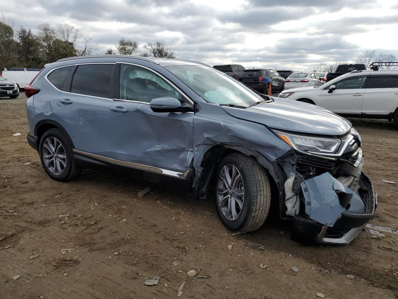 2022 Honda CR-V VIN 5J6RW2H99NL000292 Copart auction photo, all over / undercarriage damage thumbnail 4