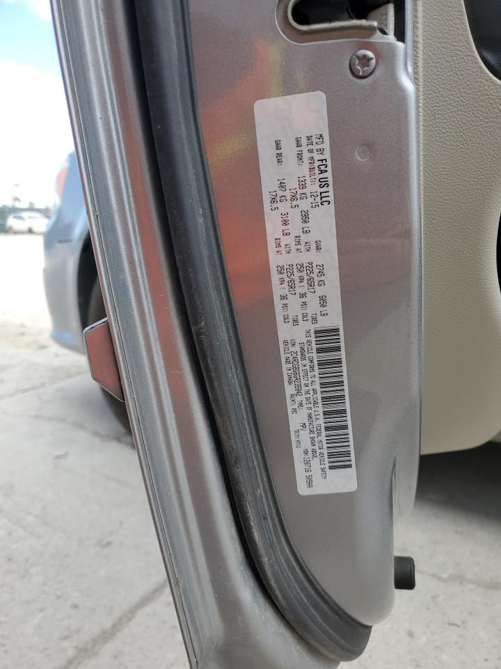 2016 Dodge Caravan VIN 2C4RDGBG6GR235842 Copart auction photo, front end damage thumbnail 13