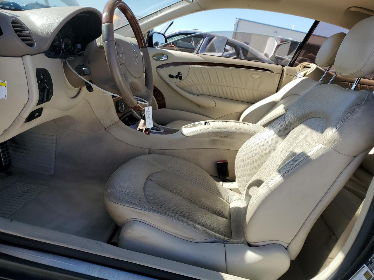 2009 Mercedes-Benz CLK-klasse VIN WDBTJ56H79F267858 Copart auction photo, front end damage thumbnail 7