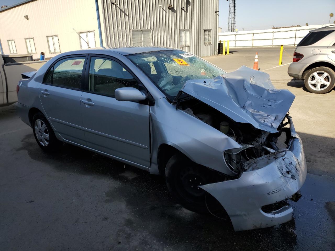 2005 Toyota Corolla VIN 1NXBR32E55Z442471 Copart auction photo, front end / rear end damage thumbnail 4