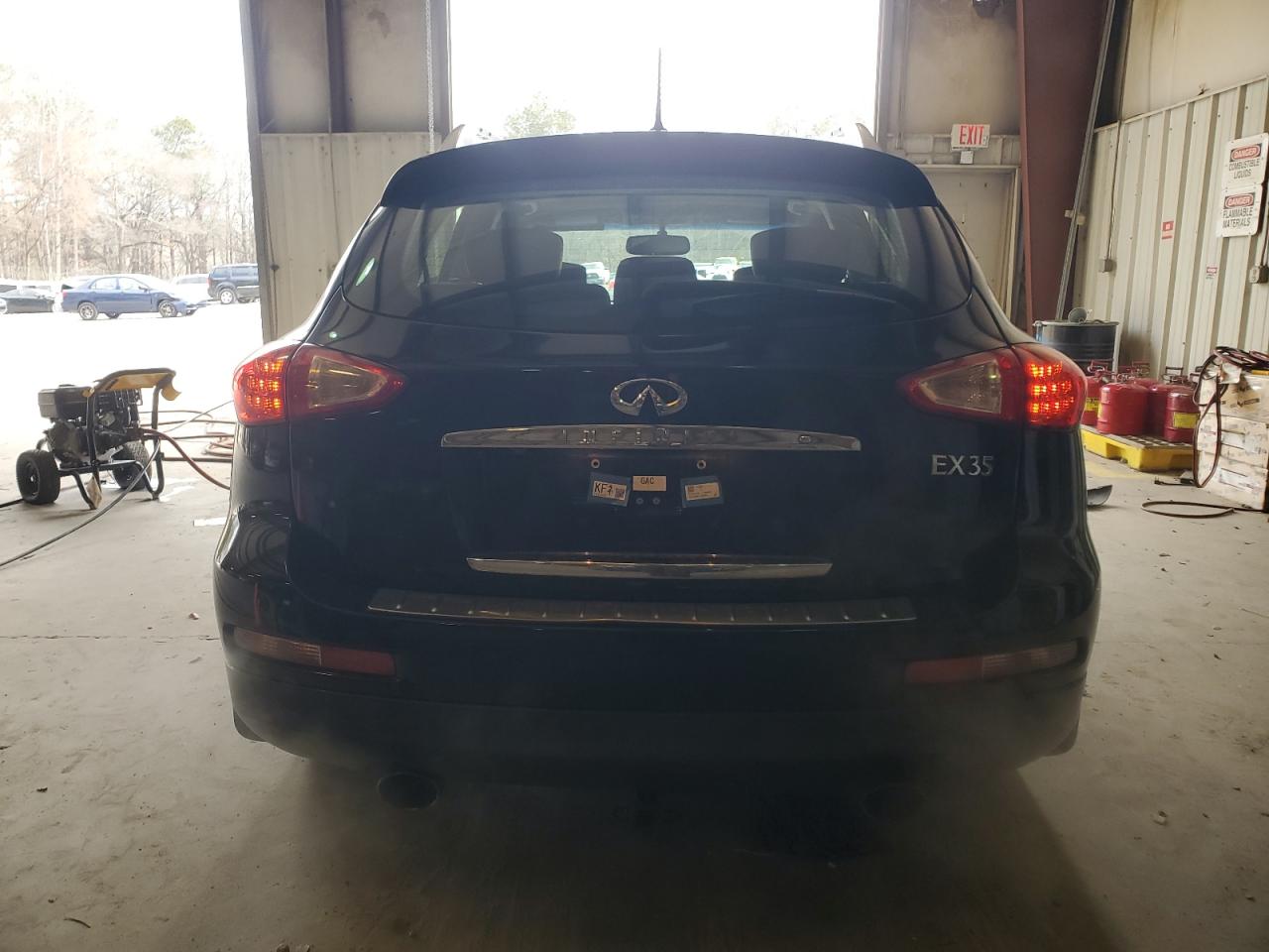 2012 Infiniti EX VIN JN1AJ0HR8CM451262 Copart auction photo, front end damage thumbnail 6