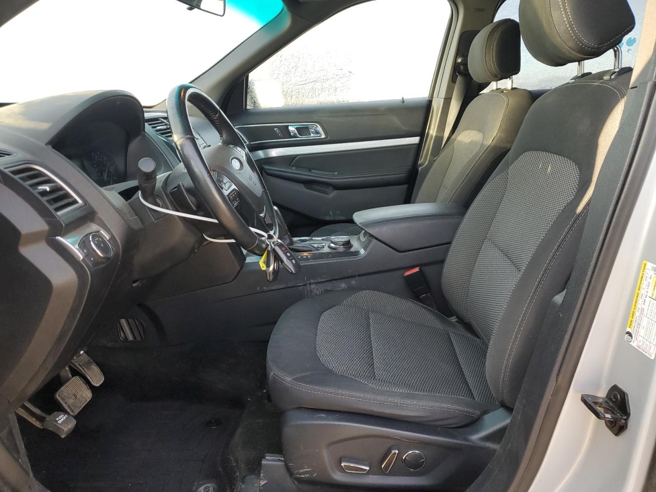 2017 Ford Explorer VIN 1FM5K8D85HGC90183 Copart auction photo, front end / side damage thumbnail 7