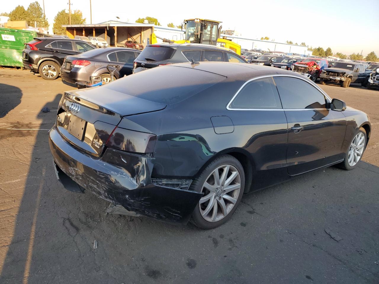 2013 Audi A5 VIN WAULFAFR0DA046948 Copart auction photo, rear end damage thumbnail 3
